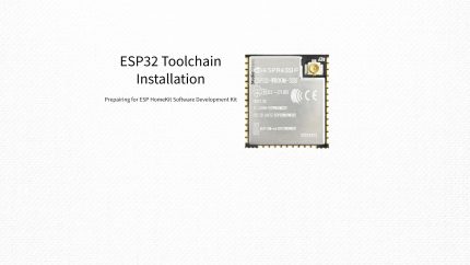 ESP32 - Toolchain Installation - StudioPieters®